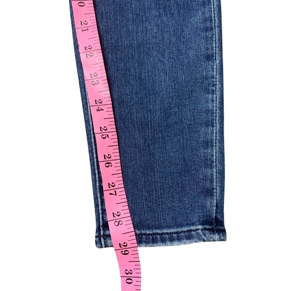 Athleta Sculptek Ultra Skinny Jean Pant True Blue Size 4 Stretch Jeans 530636-00 - Picture 10 of 11